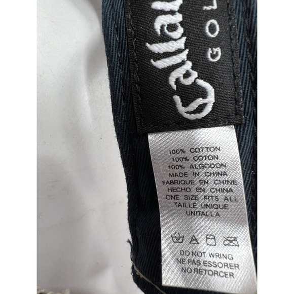 Callaway Golf Visor Hat Embroidered Adjustable Strap Brown - Picture 8 of 8